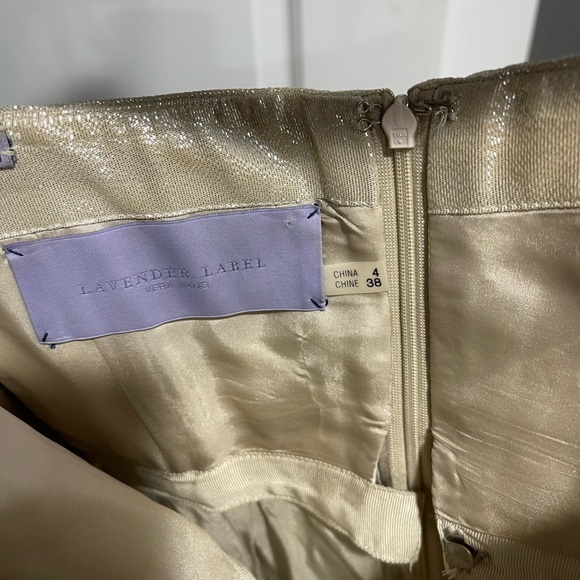 Vera Wang fold mini dress size 4 - Picture 3 of 4